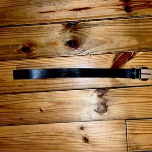 Black belt with gold details